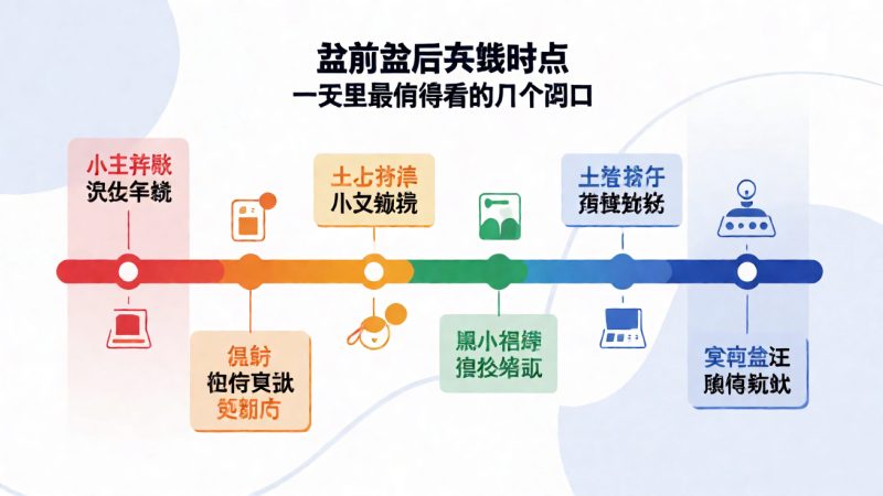 盘前盘后关键时点:一天里最值得看的几个窗口 示意图